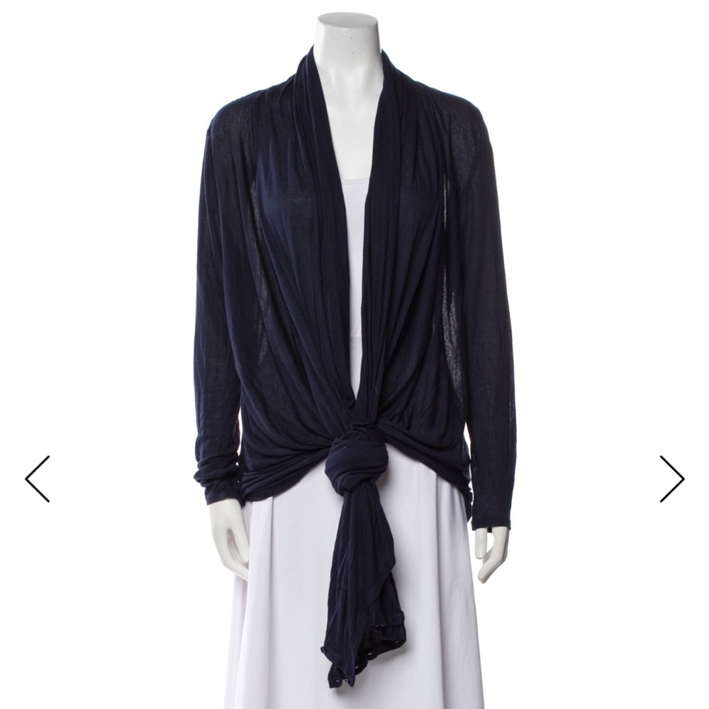 Alice and Olivia Navy Cardigan